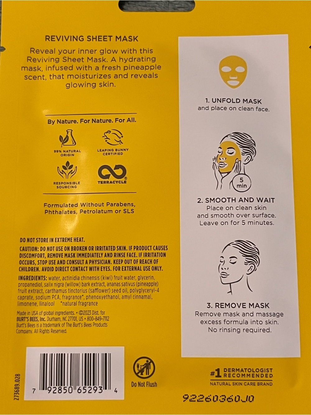 Sheet Mask Package - Picture 3 of 3
